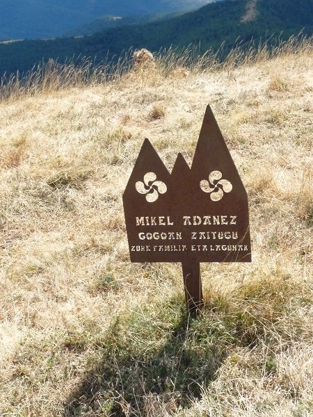 Oroitarria gailurrean