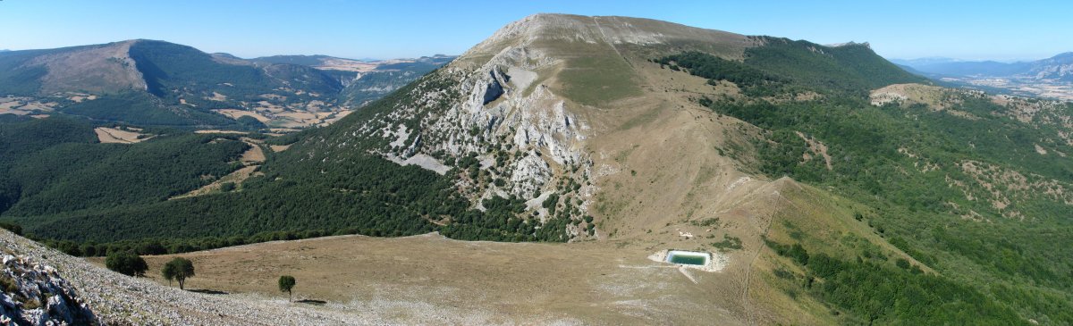 Ikuspegi zabala Gaztelutik ikusita