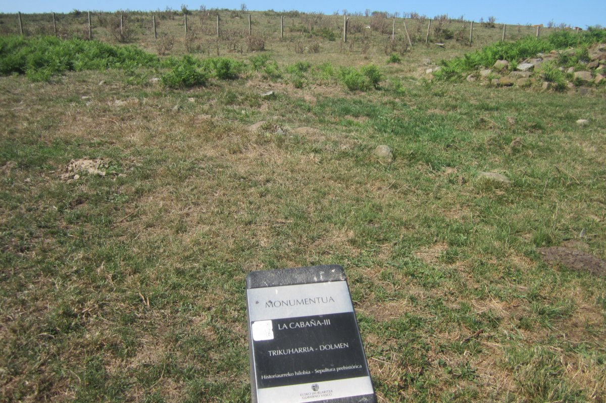 Dólmen La Cabaña III  (Septiembre 2020)