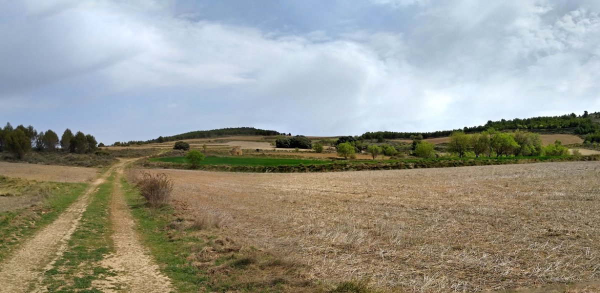 Arasko pista eta Alto del Cielo urrunean