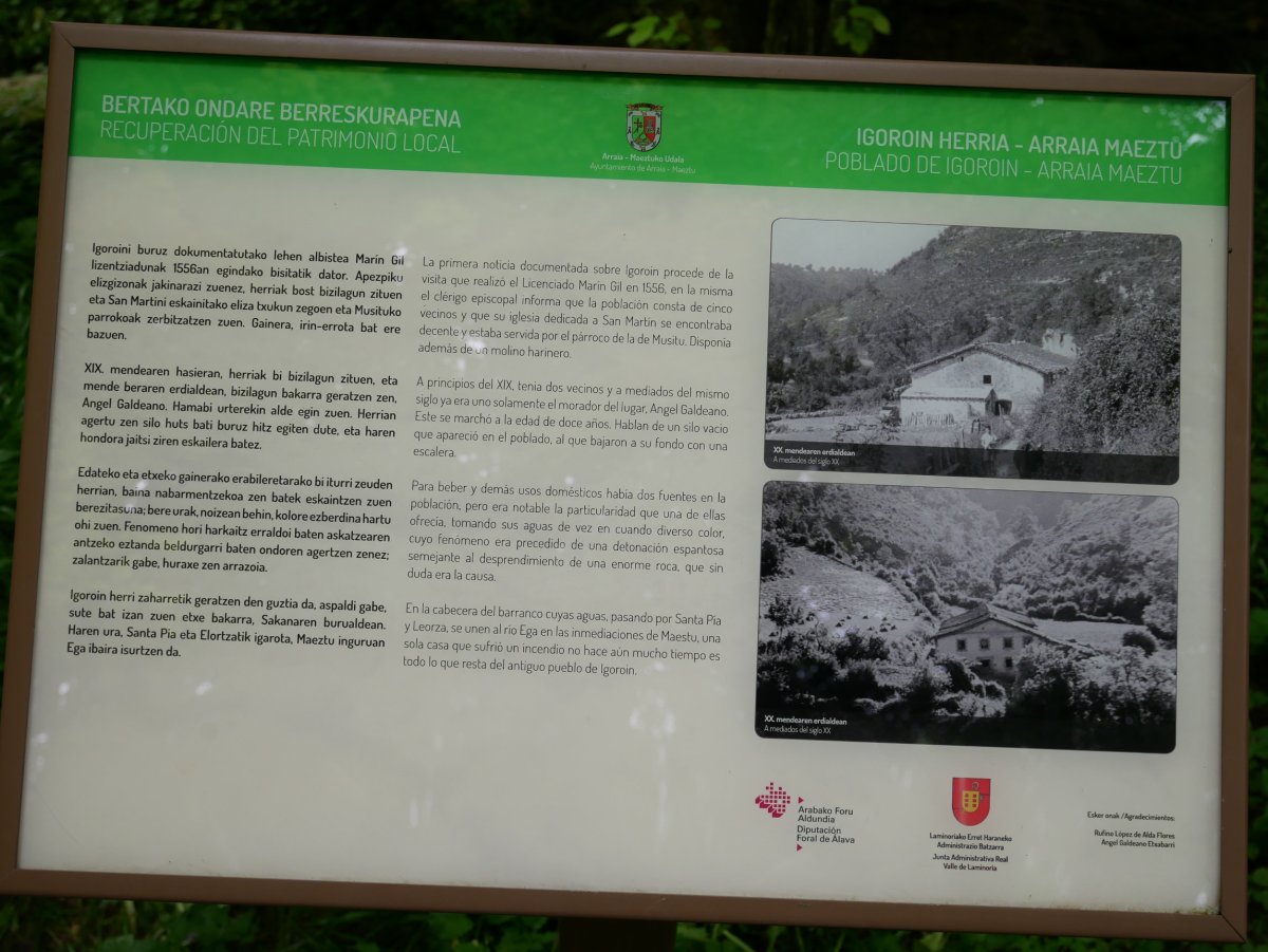 Igoroin herria. Panela.