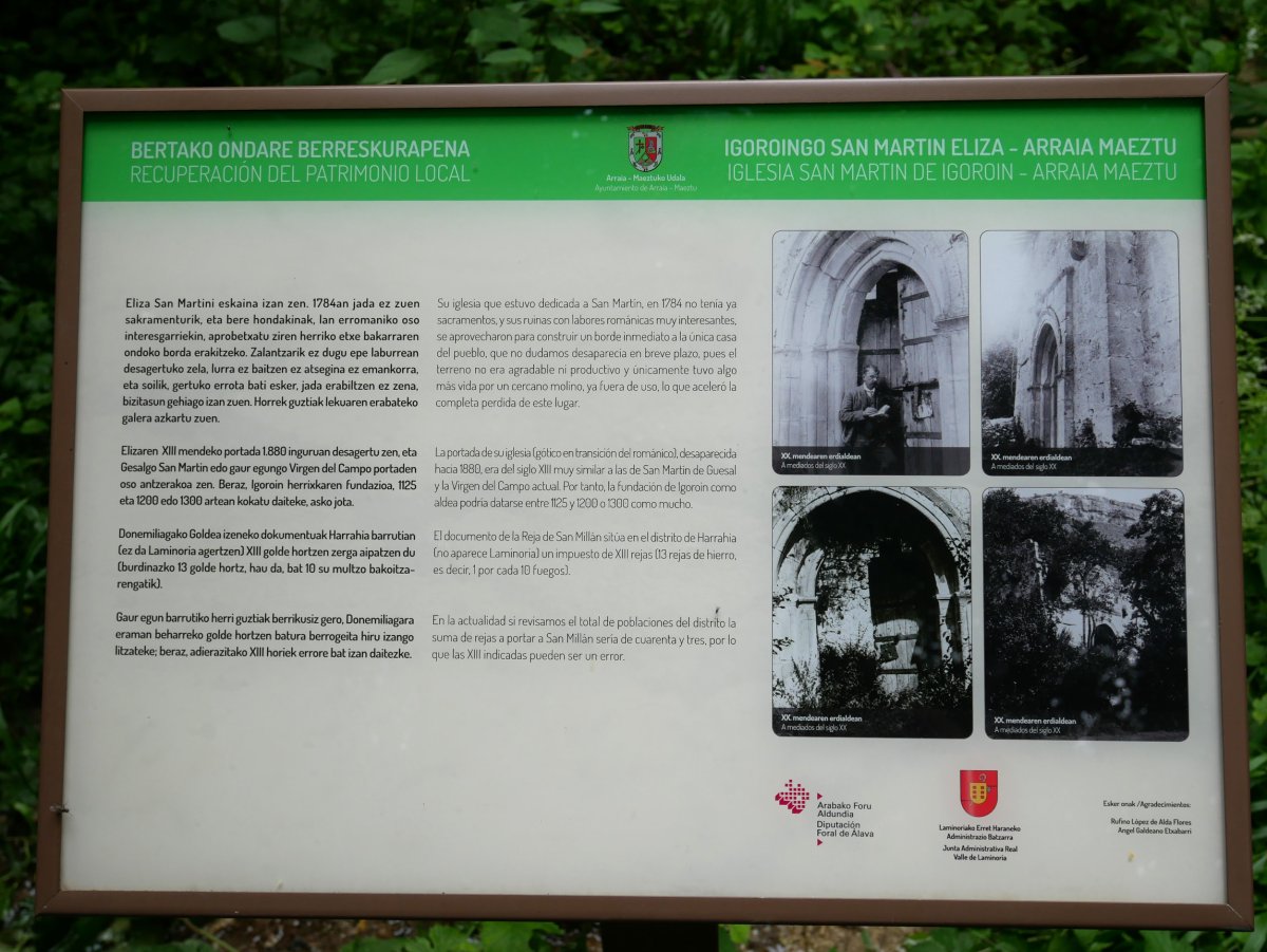 San Martin eliza. Panela.