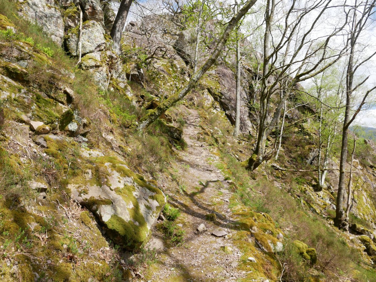 Arrisoraioko Harkaitza: Ameraungo kanaletik igotzen den bidea