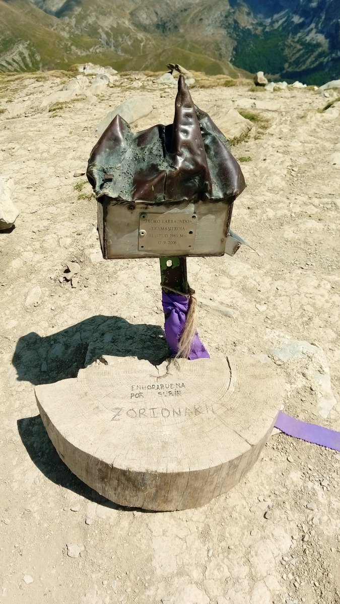 Txamatxoia (1941m) postontzia