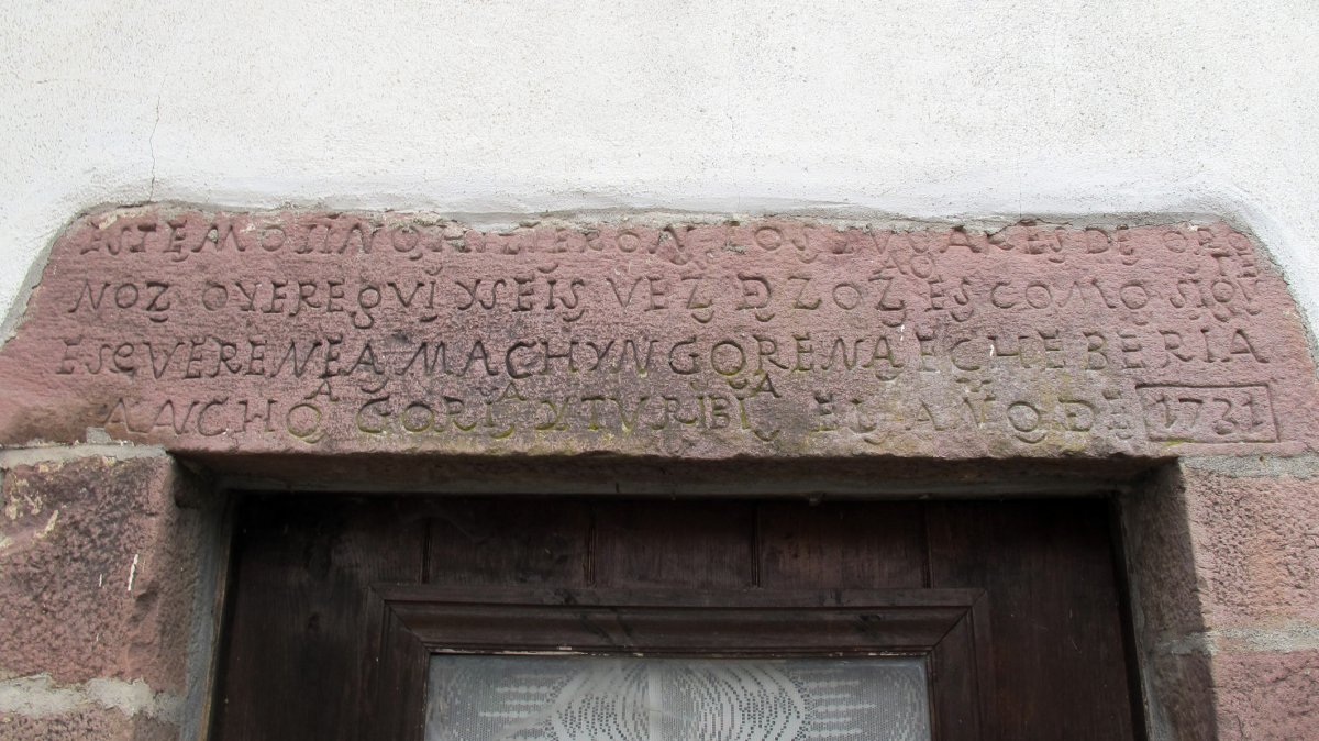 Errotazarra errota, Oronoz Mugairi-Baztan