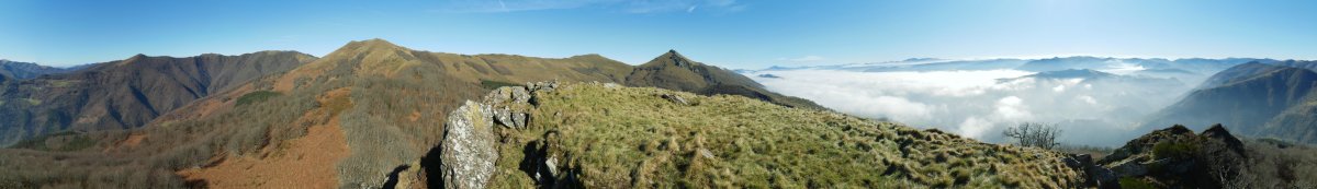 Oltzorrotz gaineko panoramika zabala