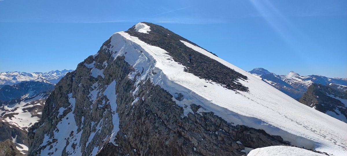Gamueta (2329m) gandorreko azken zatia