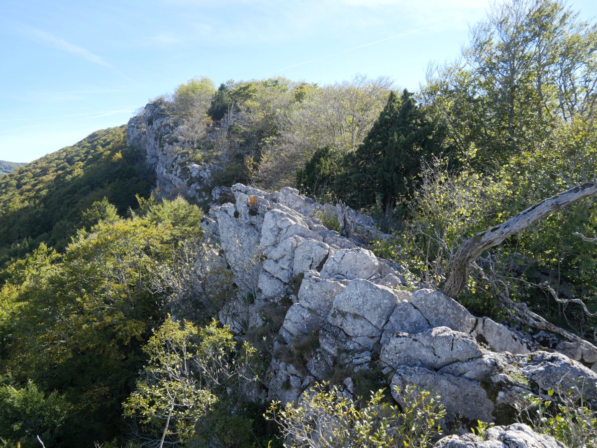 Akaitz eta Uazkuru arteko gandorreko pasarte bat