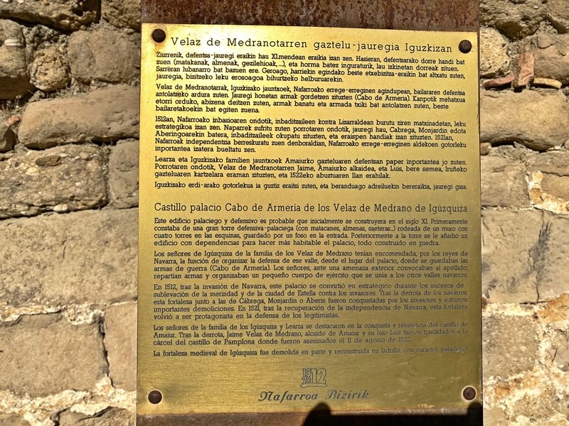 Velaz de Medranotarren Gaztelu-Jauregia Iguzkitzan