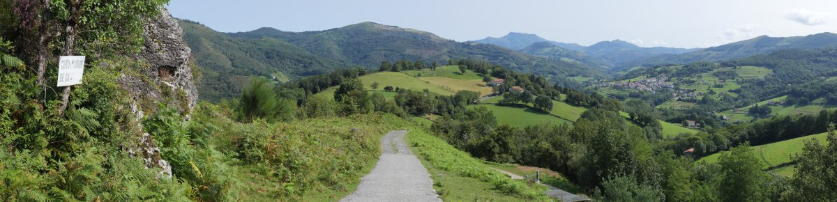 Gerasuko bidea eta Aientsa aldeko ikuspegia