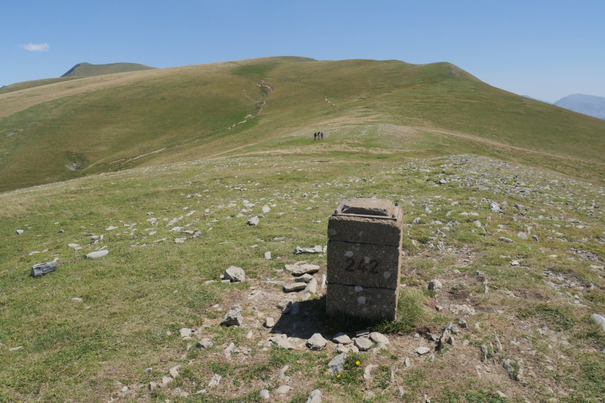 242 mugarria, atzean Otsogorritxipia duela