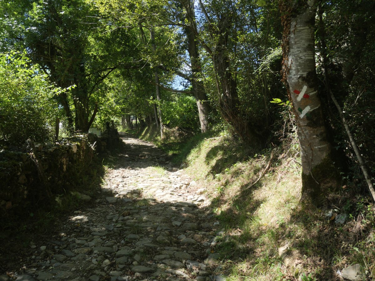 Galtzada zaharra Aierdegi aldean