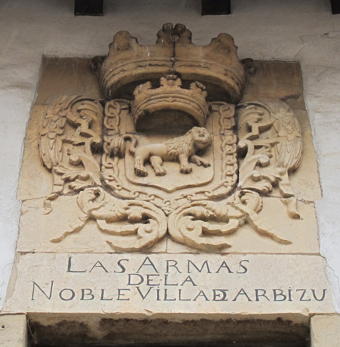 Udaletxeko armarria, Arbizu