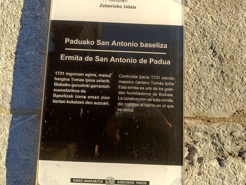 San Antonio de Padua Ermita. Ermitabarri