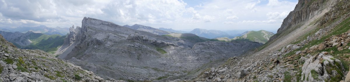Petrechema eta Esqueste Budogiaren hegoaldeko magaletik