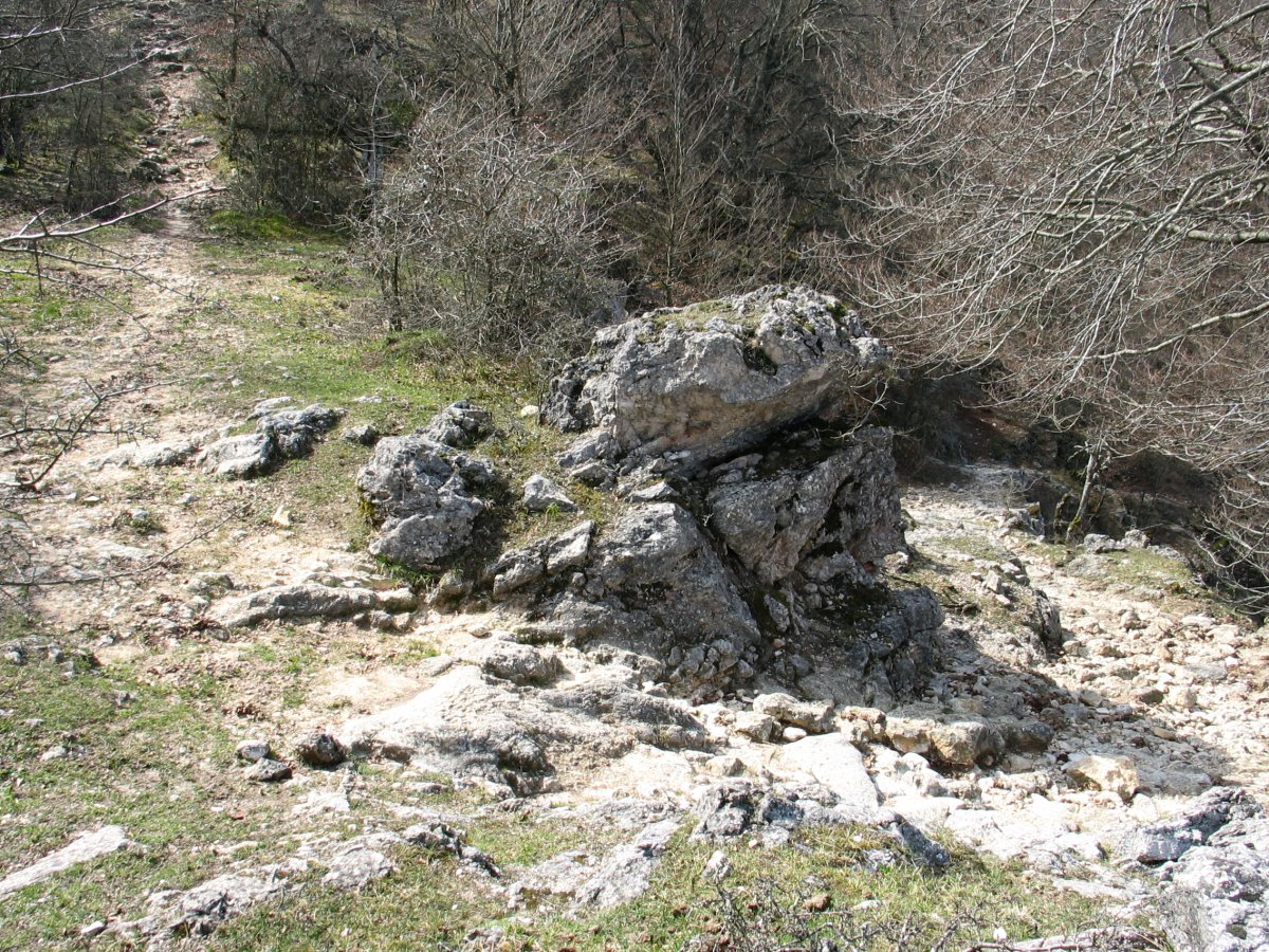 Andoingo portuaren igoerako pasarte bat