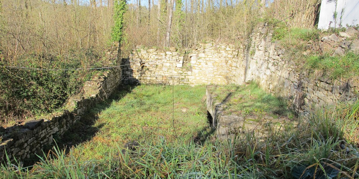 Oskotzko errotaren hondakinak, Oskotz-Imotz