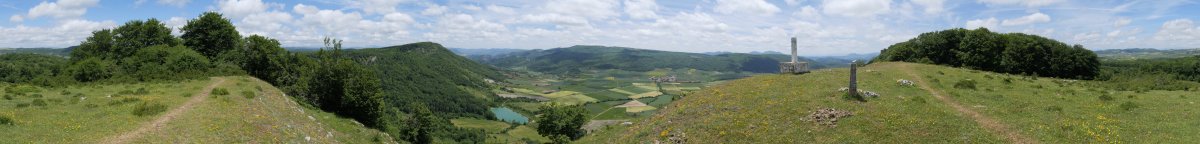 Panoramika zabala Kapitate tontorretik