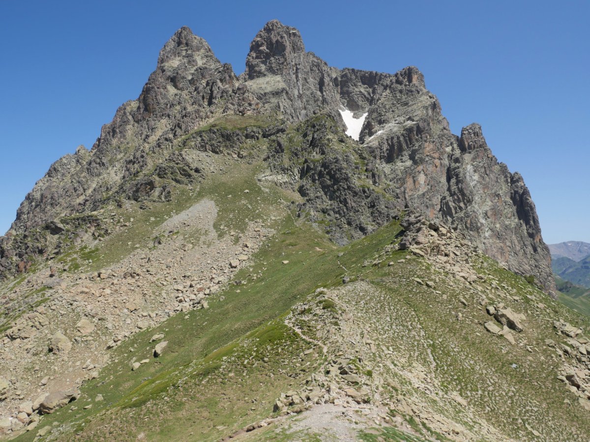Midi d'Ossau Peyreget aldetik ikusita