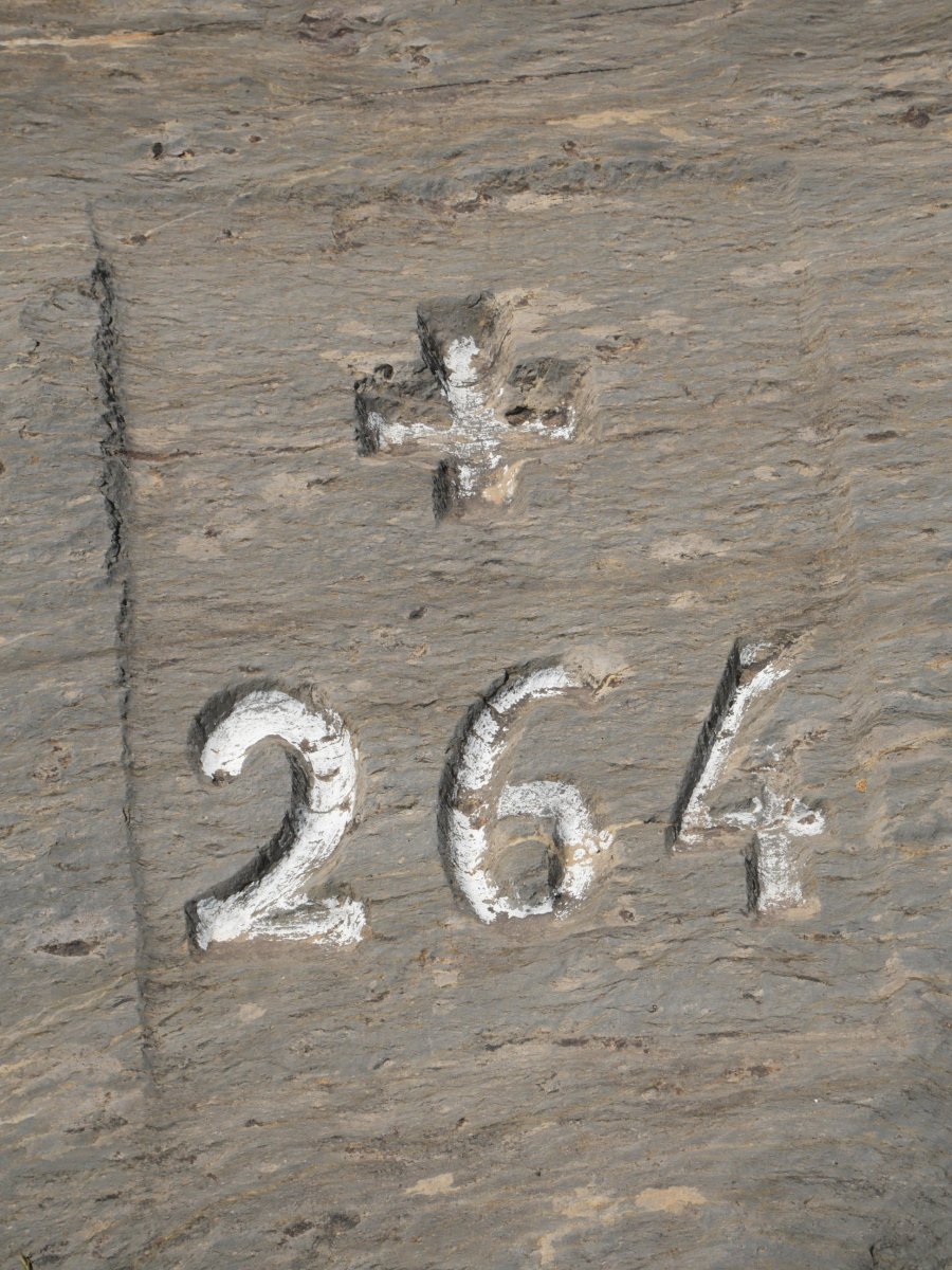 264. mugarria Arlas mendiaren mendebaldeko bizkarrean