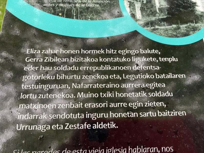 Andre Mariaren Sorkundearen Eliza. Legutio (Nafarrate)