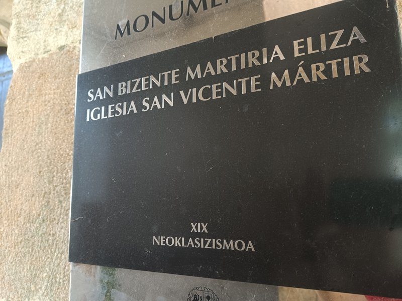 San Bizente Martiria Eliza. Munitibar