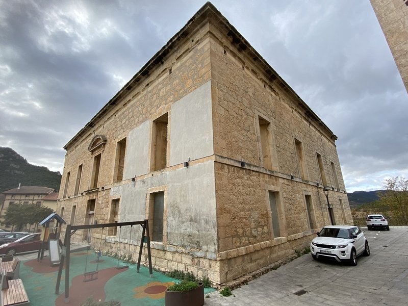 Oñatiko Kondeen Jauregia. Bastida (Buradon Gatzaga)