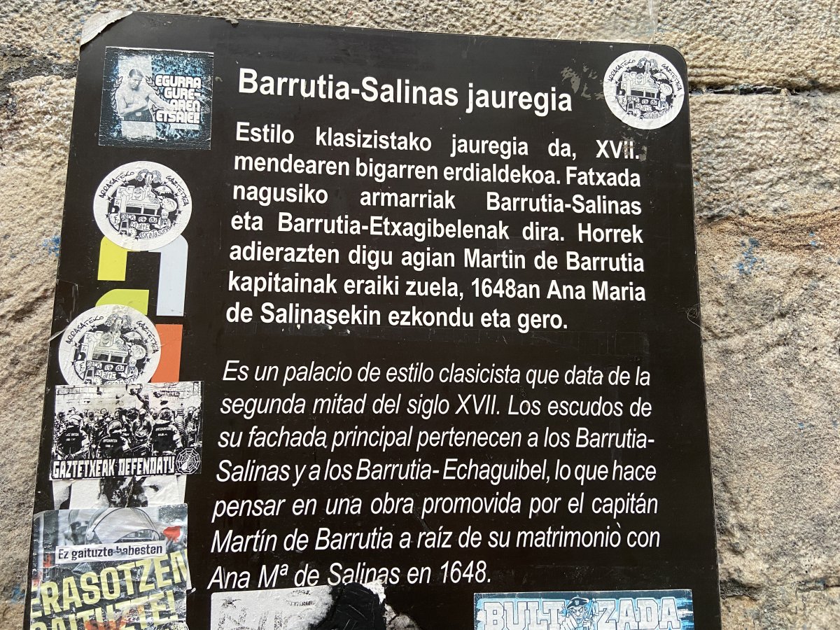 Barrutia-Salinas Jauregia. Arrasate