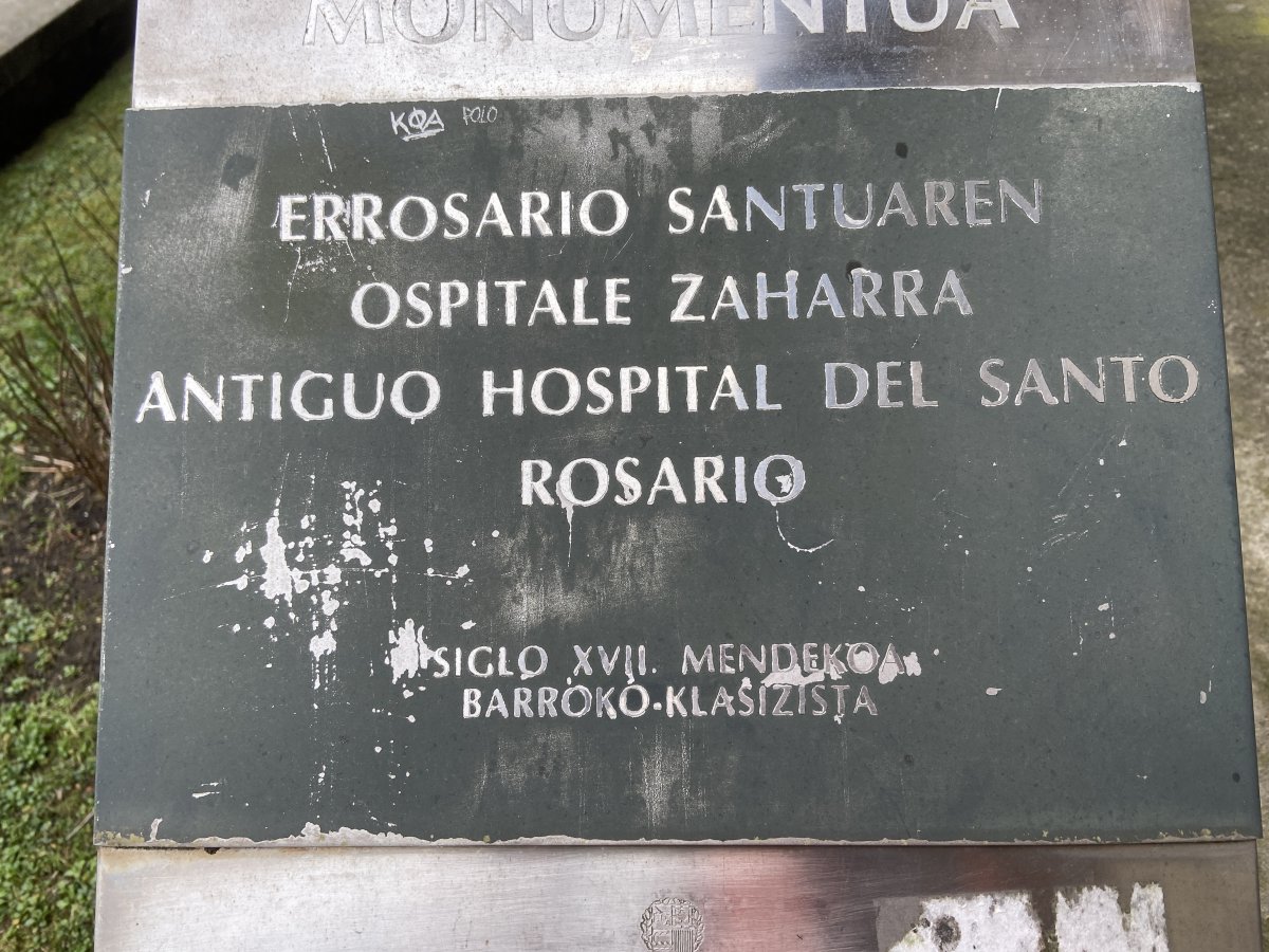Errosario Santuko Ospitala. Eskoriatza