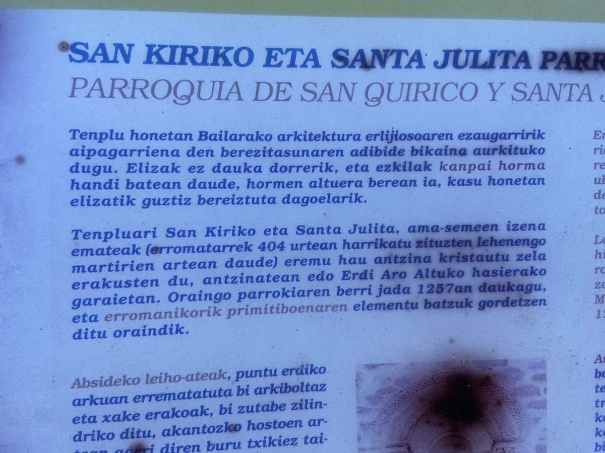 San Quirico eta Santa Julita Eliza. Kuartango (Uribarri-Kuartango)