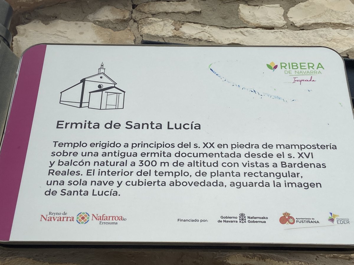 Santa Lucía Ermita. Fustiñana
